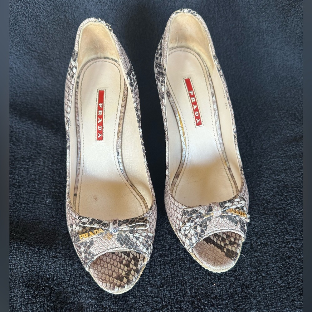 PRADA WEDGES - Worn only a few times.